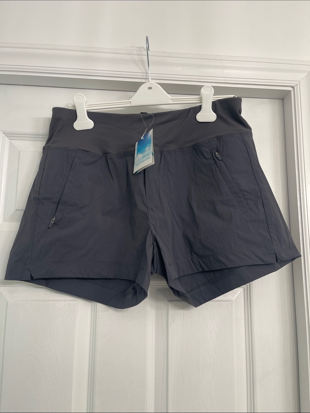 Women’s High-Rise Athletic Shorts - Charcoal